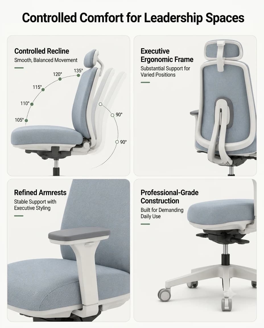 Controlled Comfort for Leadership Spaces